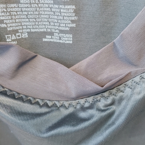 Maidenform Body Shaper Open Bust Wear-Your-Own-Bra Firm Control Shapewear Sz 2XL - Picture 9 of 10